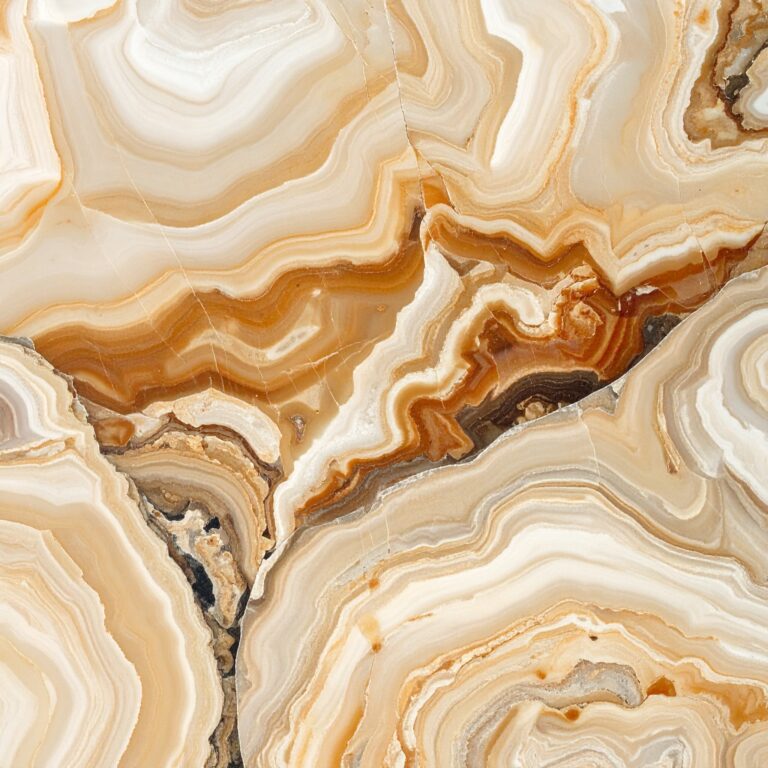Beige onyx marmerlook met golvende natuurlijke steenpatronen